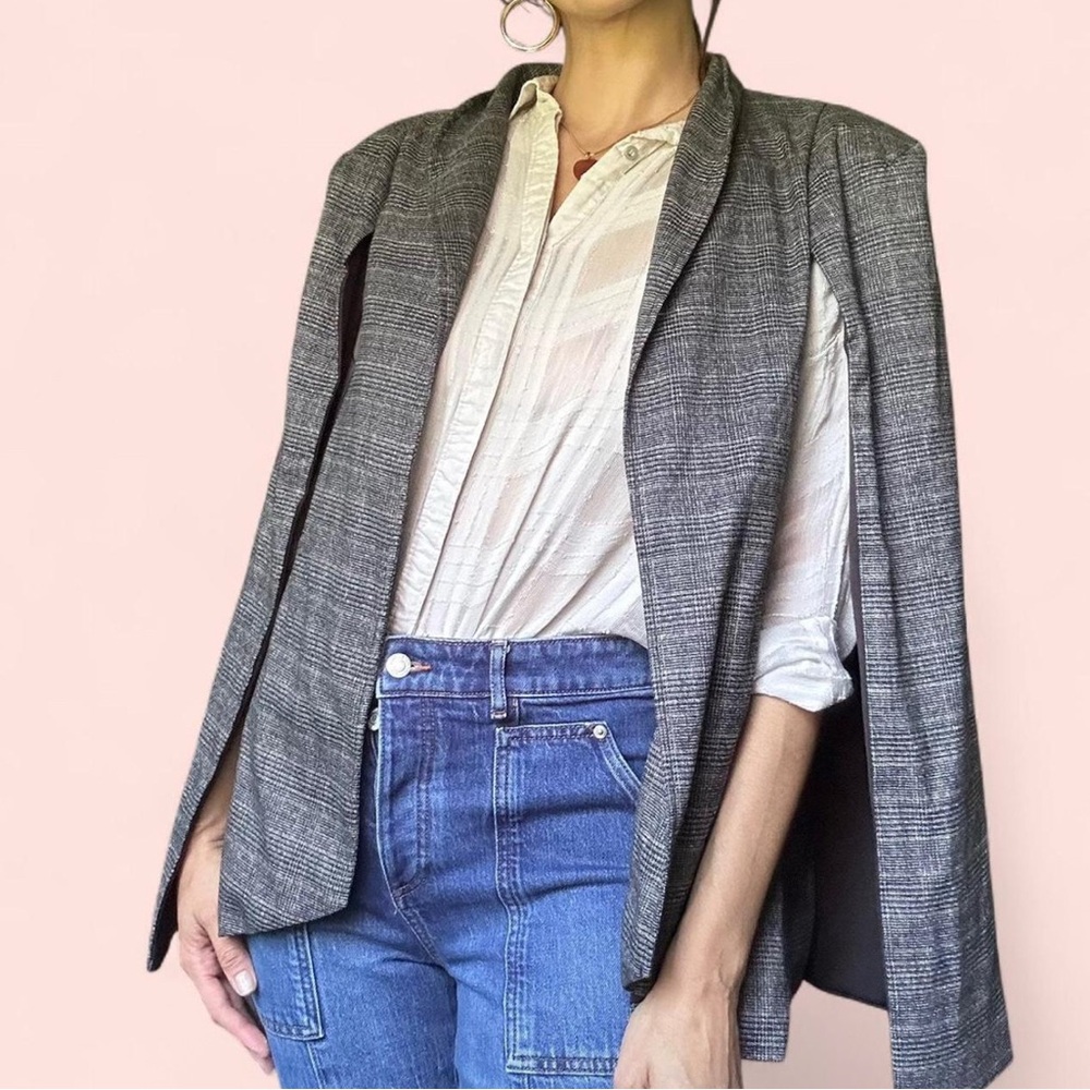 Free People Essex cape style blazer
